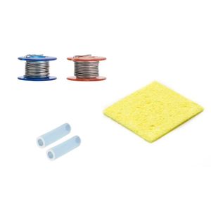 سیم لحیم  مدل 2m_0.8mm به همراه اسفنج نسوز و شلنگ نسوز